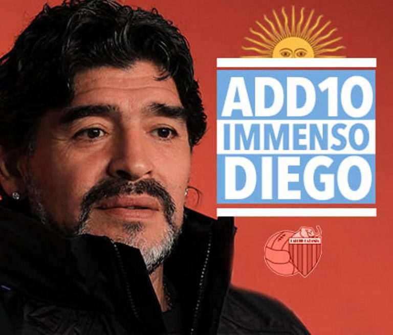 IL CATANIA SUI SOCIAL: “Addio immenso Diego”
