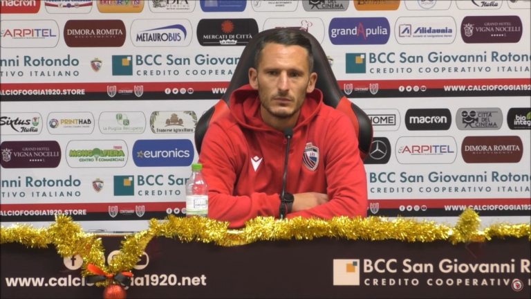 GAVAZZI (Foggia): “Non una bella prova, abbiamo perso contro una squadra forte”
