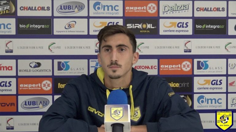 RIZZO (Juve Stabia): “Resta un pò l’amaro in bocca, prestazione fatta”