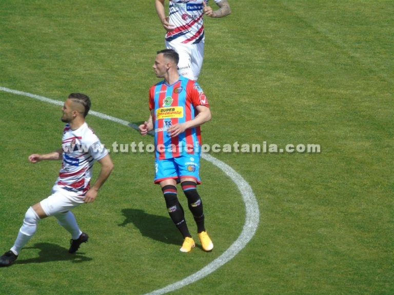VERSO CATANIA-FIDELIS ANDRIA: Di Piazza salterà il match