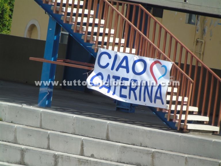 CATANIA: vittoria per Caterina, tifosissima rossazzurra scomparsa il 5 settembre