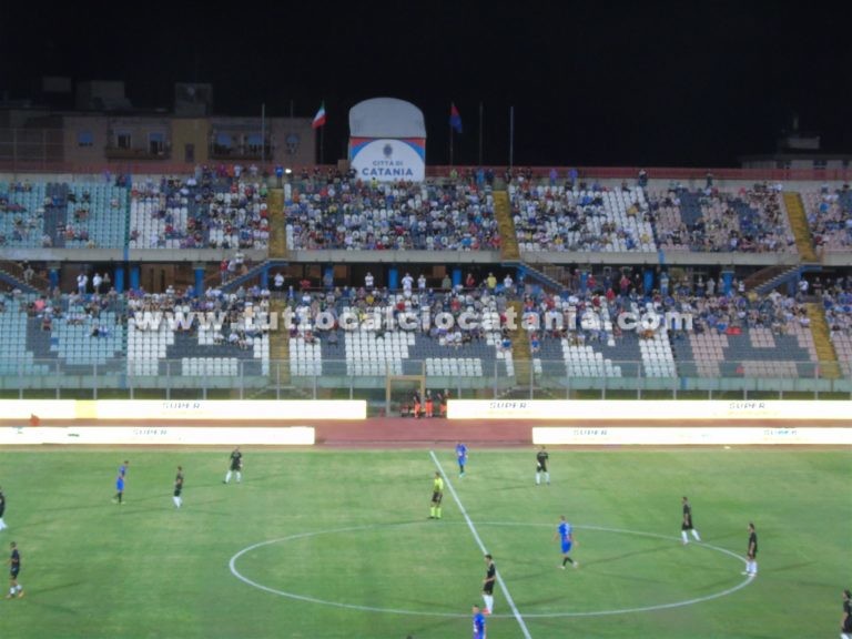CATANIA-FIDELIS ANDRIA: più di mille spettatori presenti