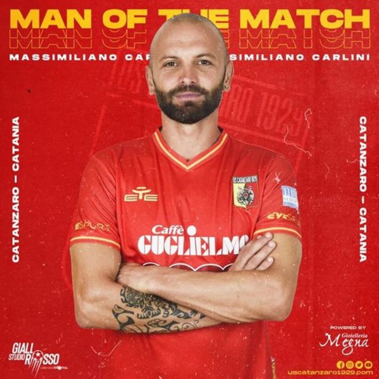 CATANZARO: contestatissimo a Catania, Carlini migliore in campo secondo i tifosi giallorossi