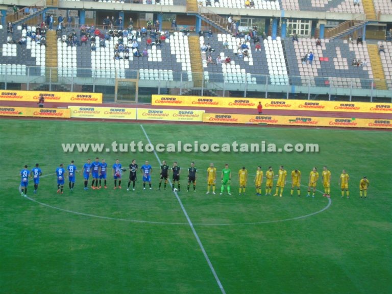 CATANIA 3-2 JUVE STABIA: tabellino e numeri incontro
