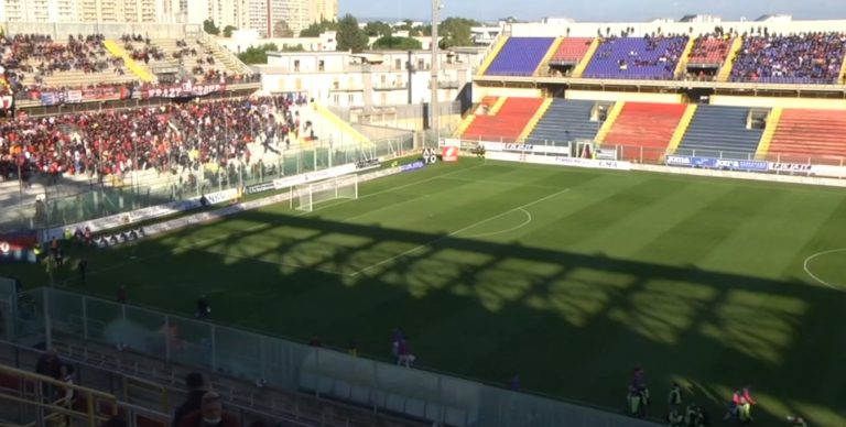 TARANTO-CATANIA: la partita si giocherà a porte aperte