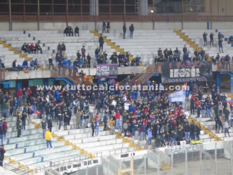CATANIA-MONOPOLI: si prevede una bassa affluenza di pubblico