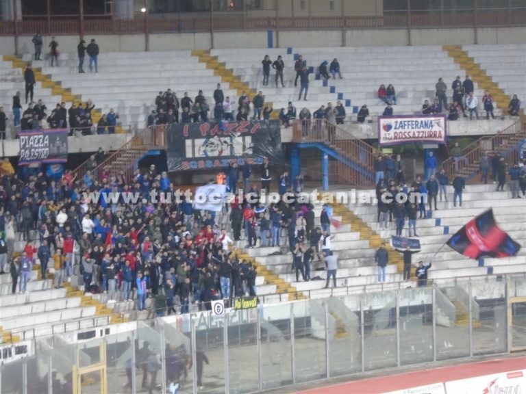 CATANIA-VIBONESE: poco più di 2mila spettatori allo stadio