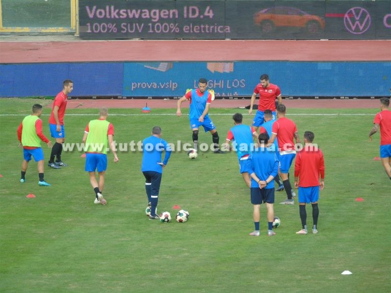 CATANIA-POTENZA: probabili formazioni, quali scelte contro i lucani?