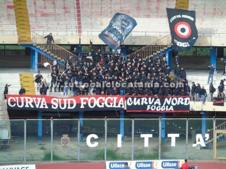 UFFICIALE: divieto di trasferta a Catania per i tifosi residenti a Foggia