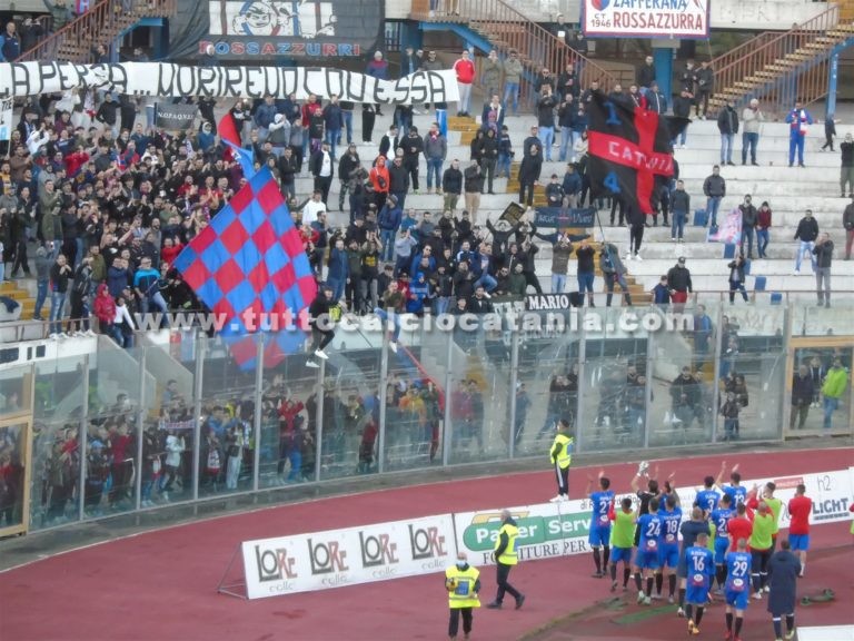TIFO E RISPETTO: il Catania vince davanti alla sua gente. Messaggio dei tifosi alla Sigi