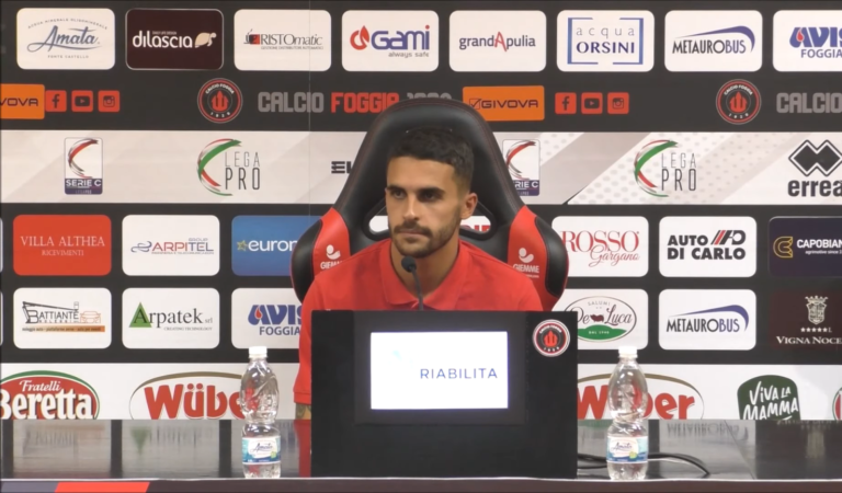 GARATTONI (Foggia): “Dovevamo vincere, missione compiuta ma a Catania tante squadre perderanno punti”