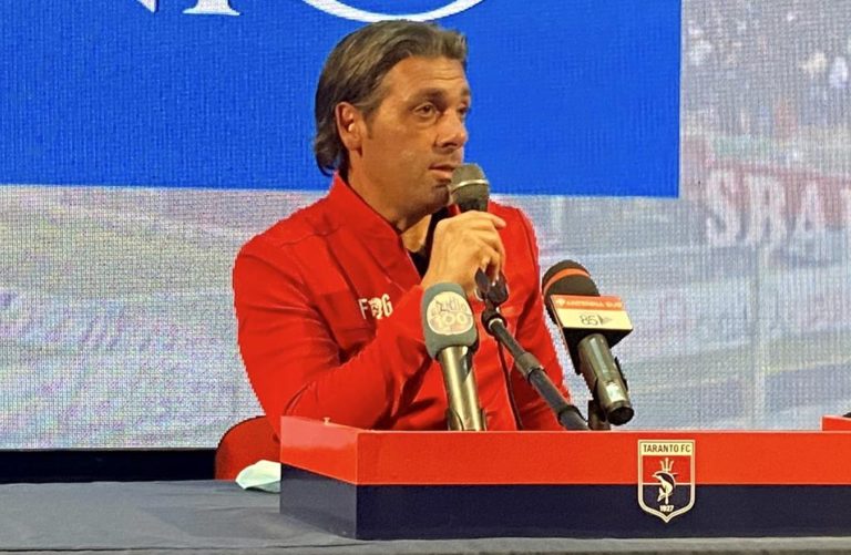 LATERZA (all. Taranto): “Pesano gli infortuni in avanti, non abbassiamo la testa e reagiamo”
