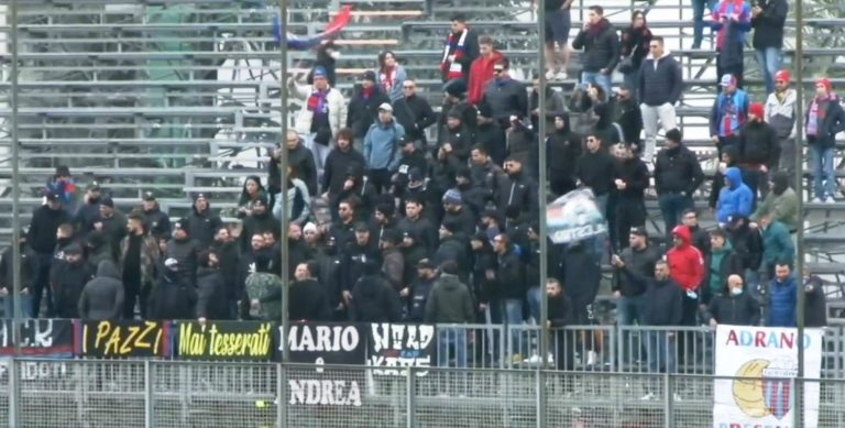 LATINA-CATANIA: circa 150 tifosi etnei assistono alla settima sconfitta in campionato