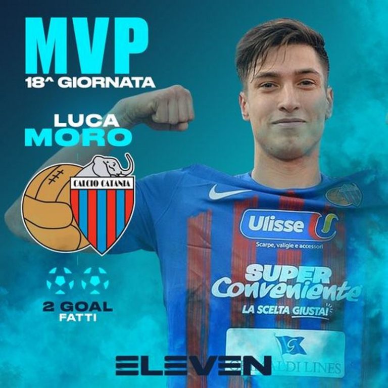 CURIOSITA’: Eleven Sports, MVP 18/a giornata. Moro batte Stoppa, Azzi e Santaniello