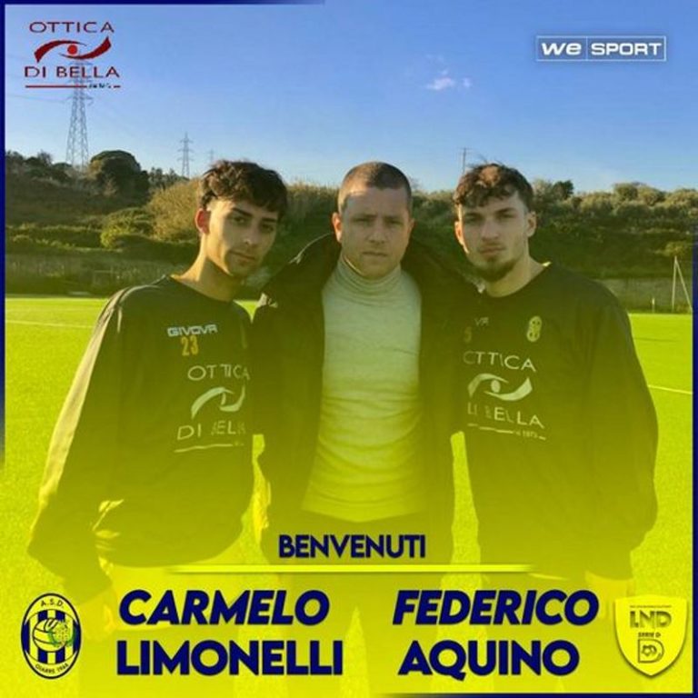 MERCATO GIOVANILE – Limonelli e Aquino ceduti al Giarre: “Il Catania ha rappresentato una seconda casa per noi”