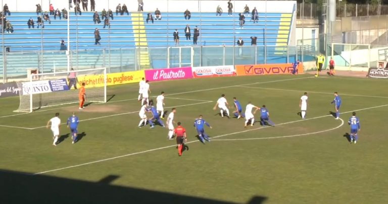 STAMPA PUGLIESE: “Il palo nega il raddoppio all’Andria e regala il pari al Catania. Baldini, Russotto mossa vincente. Punto che muove la classifica”