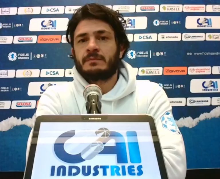 SERIE C – Di Bari (all. Fidelis Andria): “Con Catania e Foggia meritavamo di più. Crediamo nella salvezza”