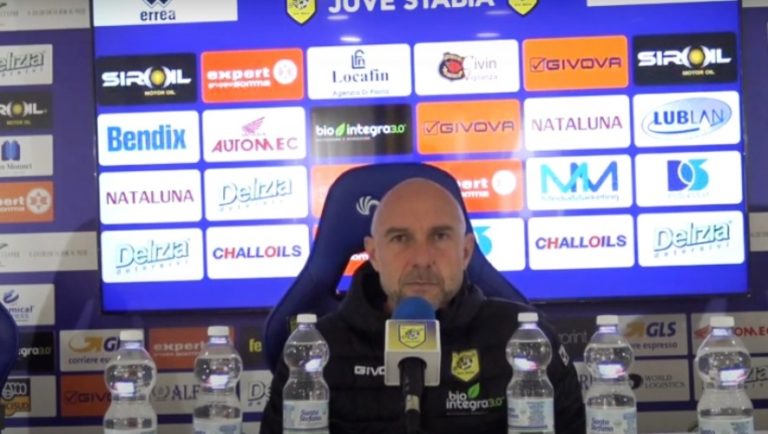 SOTTILI (all. Juve Stabia): “Catania tra le più forti nel girone per qualità di palleggio e possesso palla. Potevamo anche subire il terzo gol”