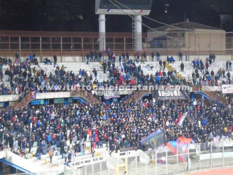 CATANIA-CAMPOBASSO: circa 4mila spettatori sugli spalti