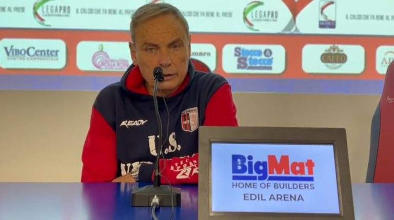 ORLANDI (all. Vibonese): “Ci abbiamo provato, difficile recuperare contro un Catania forte anche atleticamente. Penalizzati dall’espulsione”
