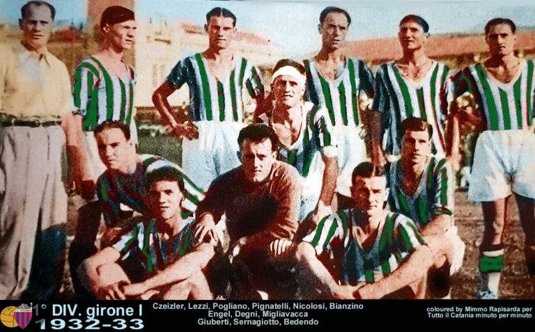 VIAGGIO NELLA STORIA DEL CATANIA: 1932-33, si mette in grande evidenza il bomber palermitano Nicolosi