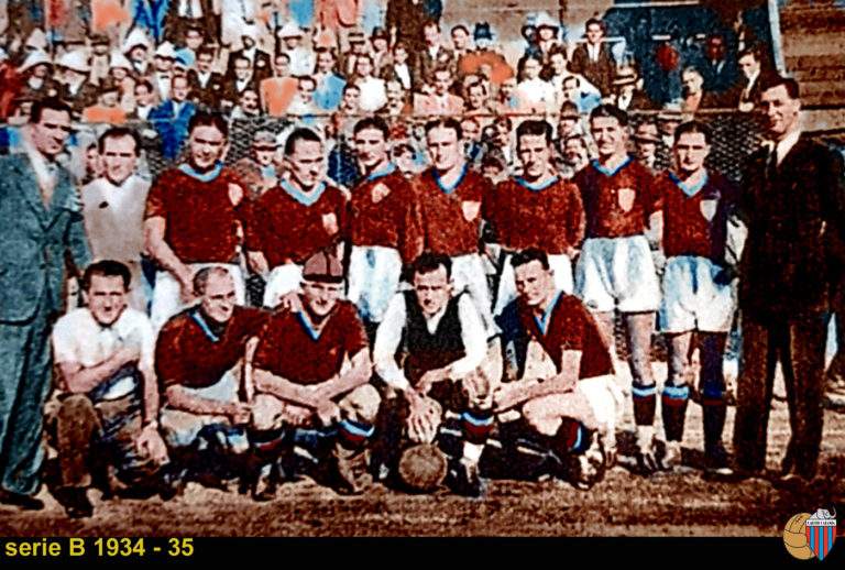 VIAGGIO NELLA STORIA DEL CATANIA: 1934-35, lusinghiero terzo posto nel suo primo campionato di Serie B