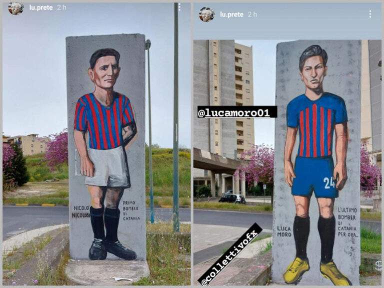 CATANIA: Nicolosi e Moro, due murales realizzati a Librino