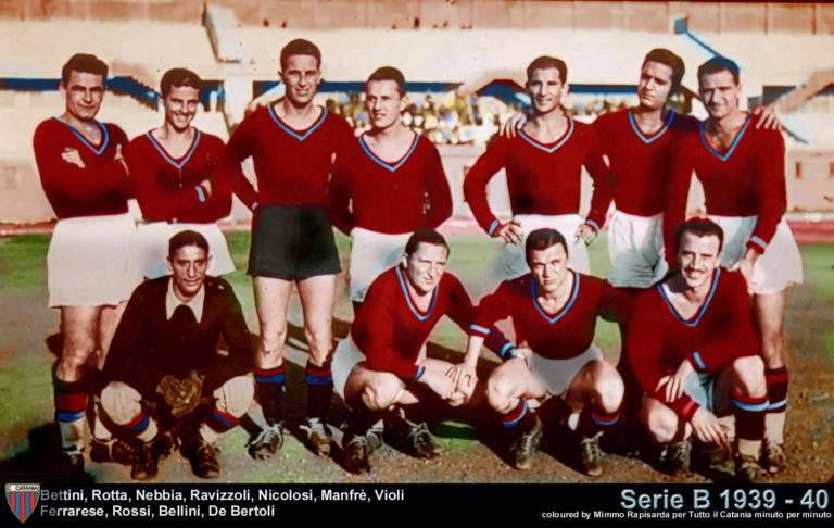 VIAGGIO NELLA STORIA DEL CATANIA: 1939-40, etnei sfortunati con un allenatore improvvisato e tre titolari out a causa della guerra