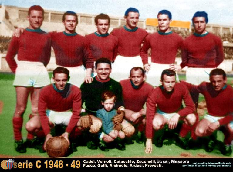 VIAGGIO NELLA STORIA DEL CATANIA: 1948/49, i rossazzurri ritrovano la B dopo nove anni