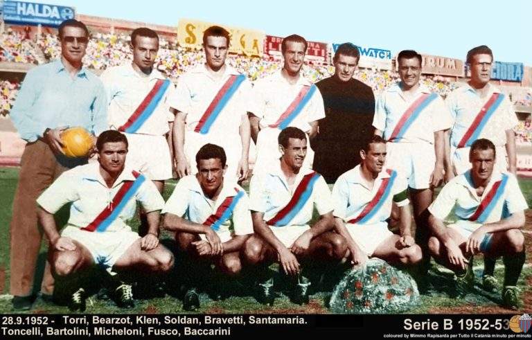 VIAGGIO NELLA STORIA DEL CATANIA: 1952/53, per l’Elefante finale thrilling che lascia l’amaro in bocca