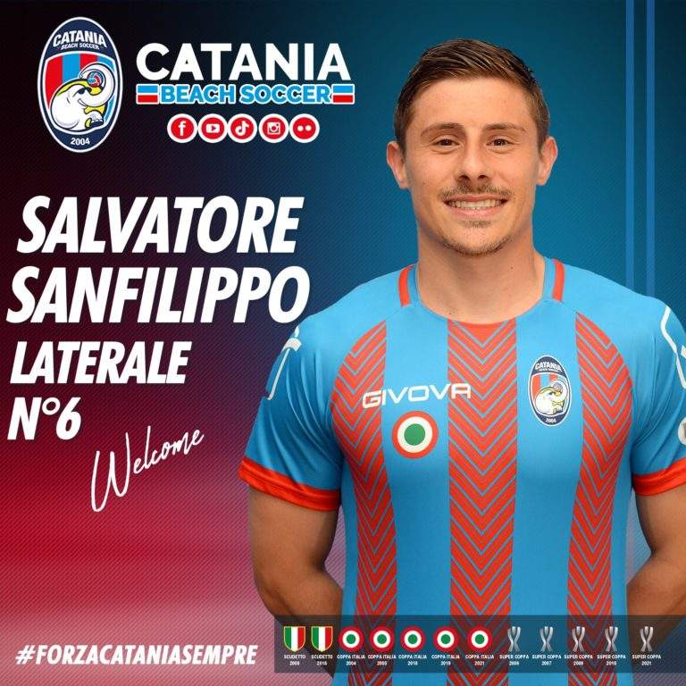 CALCIO CATANESE – Catania Beach Soccer, Sanfilippo: “Approdo in un club di grande fama e tradizione”
