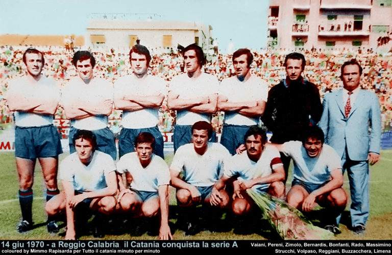 VIAGGIO NELLA STORIA DEL CATANIA: 1969/70, rossazzurri in Serie A al primo anno di presidenza Massimino