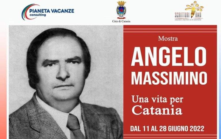 ANGELO MASSIMINO, UNA VITA PER CATANIA: mostra fotografica dall’11 al 28 giugno
