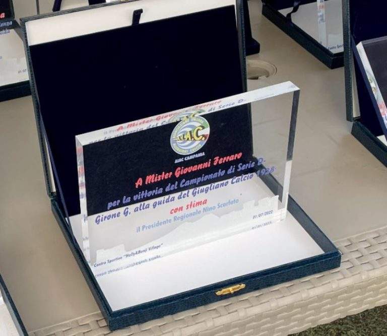 AIAC CAMPANIA: premio speciale per Ferraro, allenatore vincente nella passata stagione