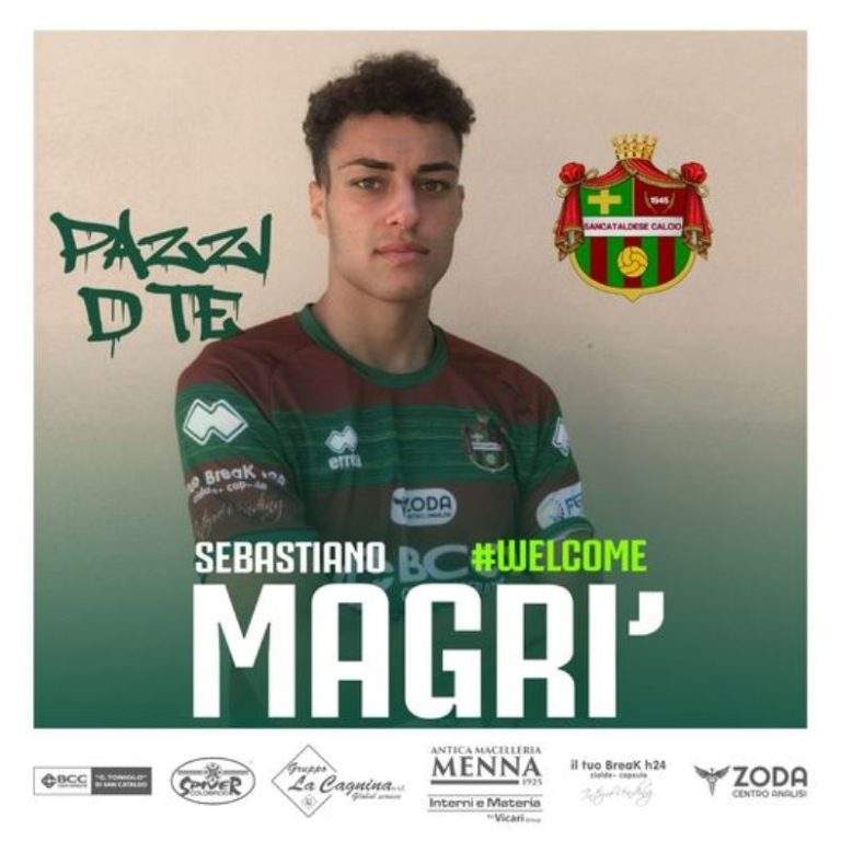 SANCATALDESE: arriva un altro ragazzo cresciuto nelle giovanili del Catania, Sebastiano Magrì