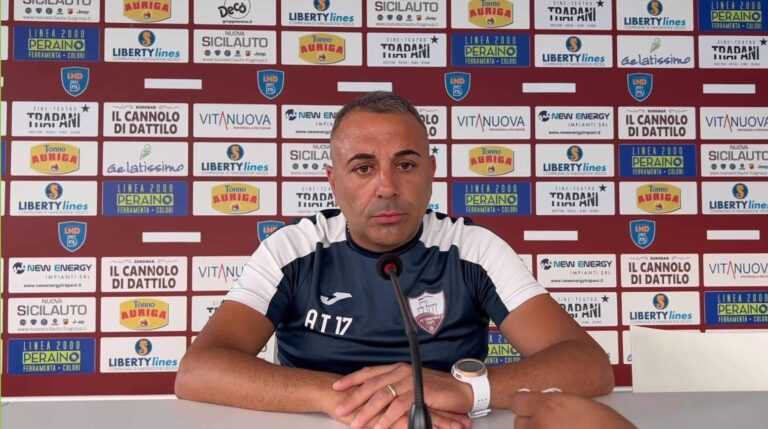 SERIE D – Torrisi (all. Trapani): “Numeri stratosferici, stiamo facendo meglio del Catania”