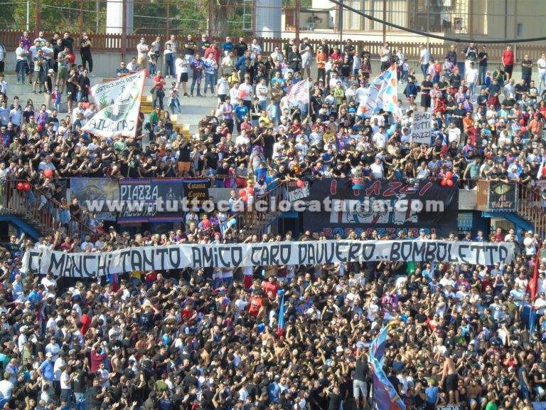 CATANIA: vittoria contro il Castrovillari anche nel ricordo di “Bomboletta”