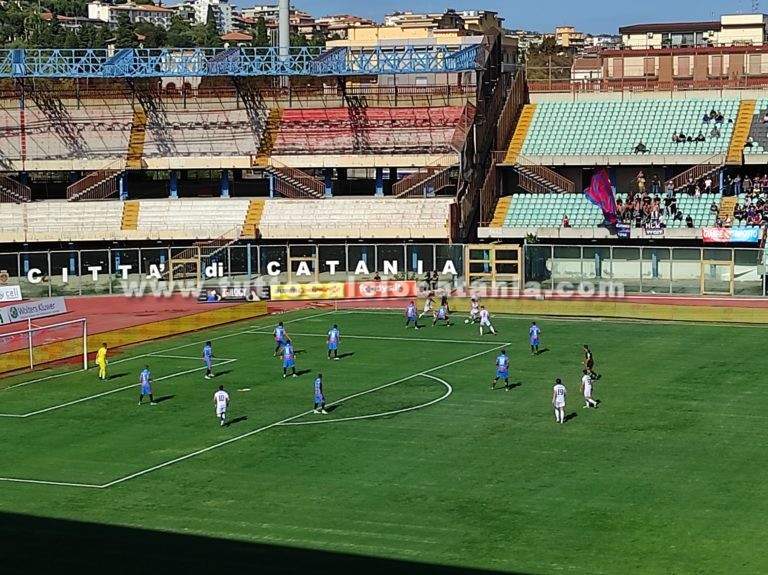 CATANIA 3-0 VIBONESE: tabellino e numeri incontro