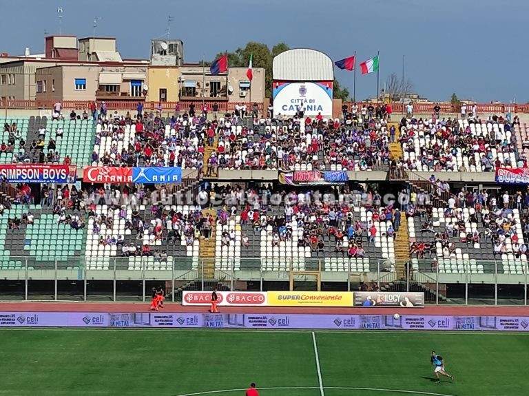 CATANIA 4-0 CASTROVILLARI: tabellino e numeri incontro