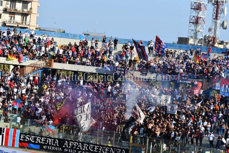 CATANIA-CANICATTI’: biglietti, si va verso il sold out in Curva Sud