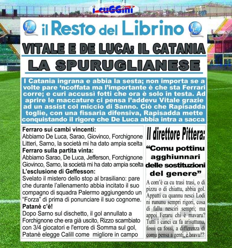 PAROLA AI TIFOSI – I cuGGini: “Il ‘Resto del Librino’ dopo Mariglianese-Catania…”