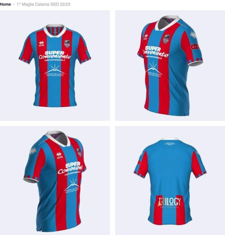 CATANIA: maglia “Home” 2022/23, è già sold out!