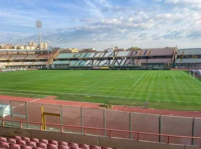 VERSO CATANIA-CANICATTI’: campo del “Massimino” in condizioni gradevoli