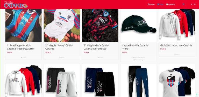 Abbigliamento Catania SSD: online rivenditore autorizzato Erreà