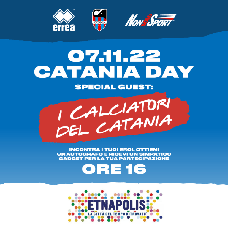 ETNAPOLIS: “Il 7 novembre appuntamento con il Catania Day”
