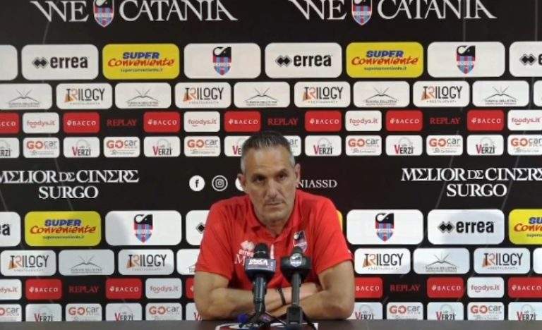 ZEOLI: “Catania, solo nominarti mi emoziona. Siamo pronti, la squadra si è allenata con massima intensità”