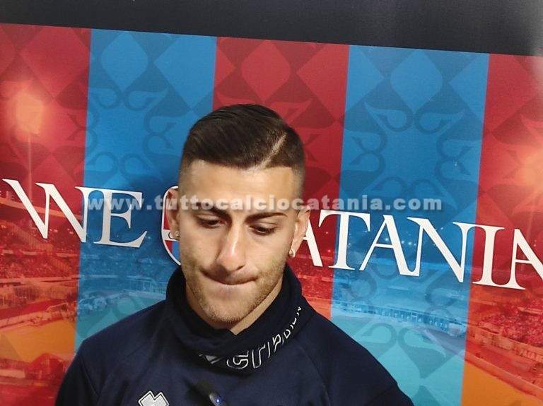 DE LUCA: “Spero di tornare al gol prima possibile, non siamo al top ma l’importante è che il Catania vinca”