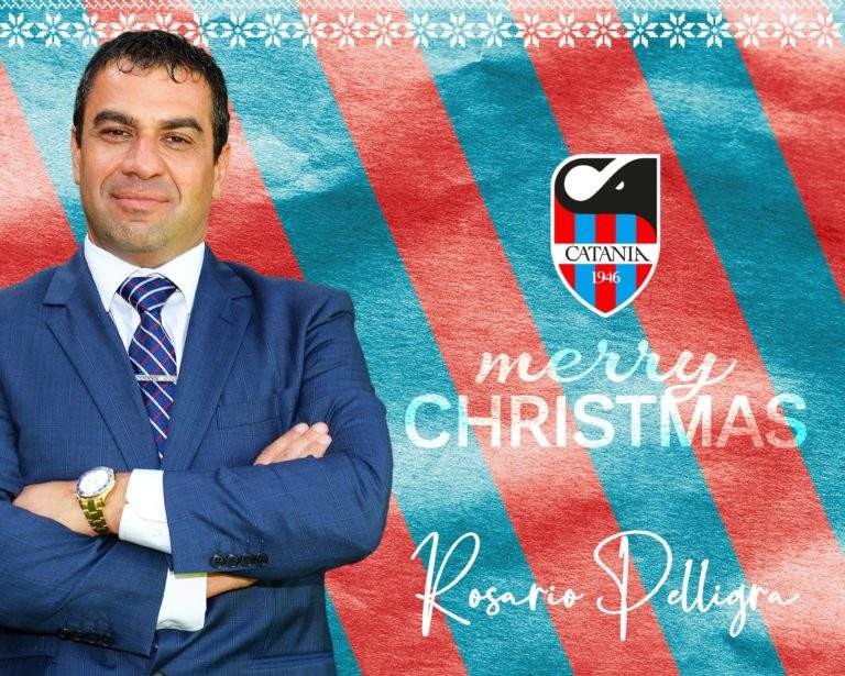 PELLIGRA: “Catanesi, brindate e sorridete. E’ il nostro primo Natale insieme, io ne sono semplicemente felice”