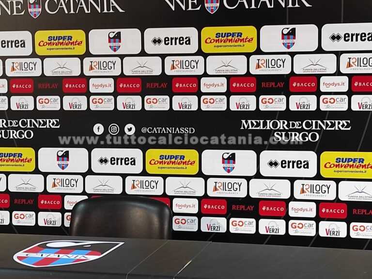 VERSO AUDACE CERIGNOLA-CATANIA: Toscano venerdì in sala stampa