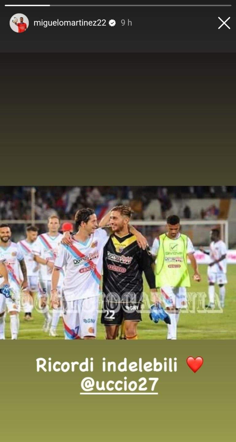 CATANIA SOCIAL – Martinez: “Biagianti, ricordi indelebili…”